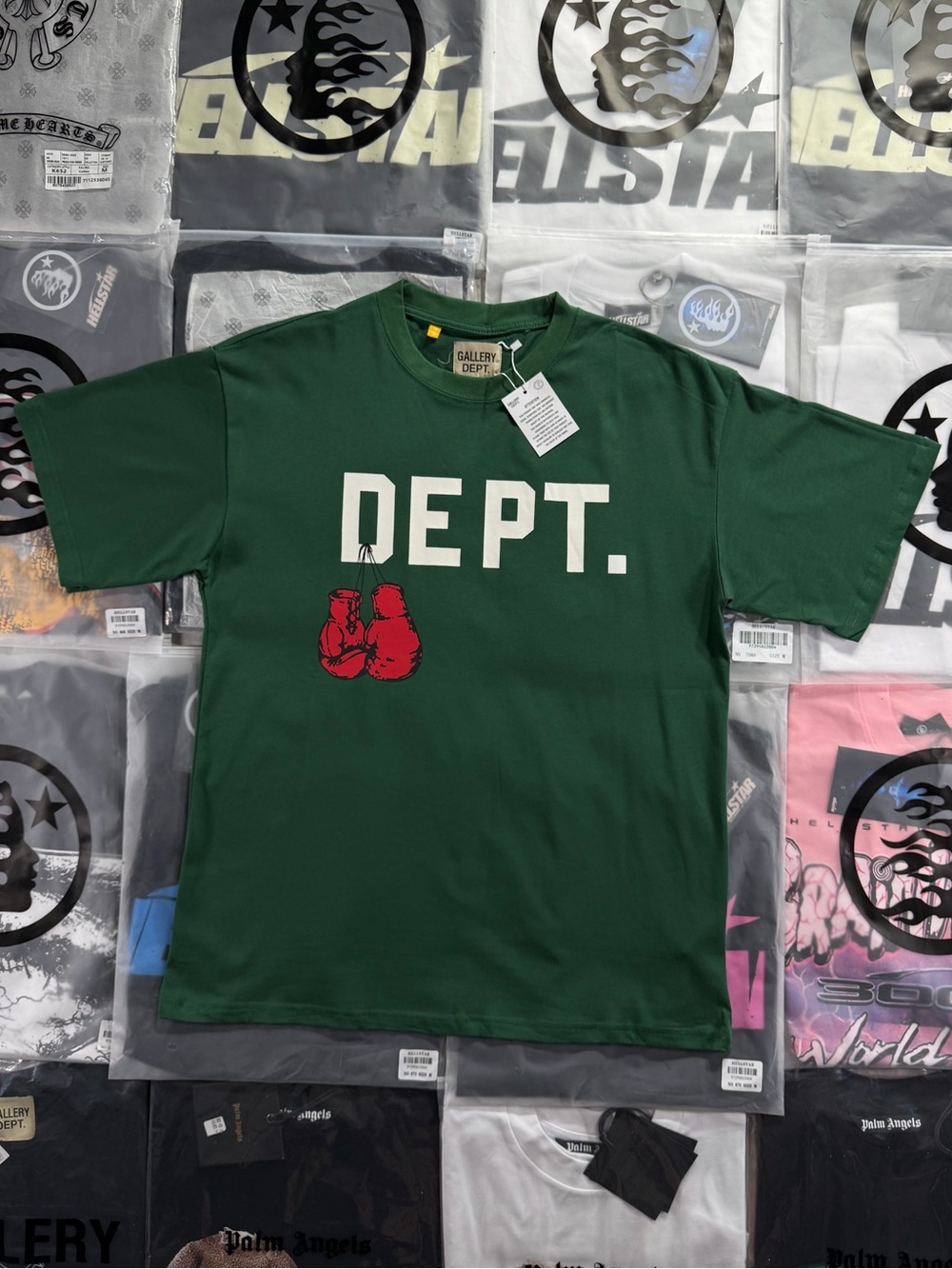 Gallery Dept. Arena Logo Print Cotton Jersey Tee